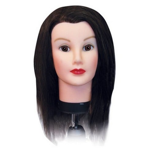 995203 CABEZA MANIQUI DELUXE DEBRA PEL NAT - Imagen 1