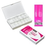 PUNTAS DE GEL SUAVE LARGO STILETTO