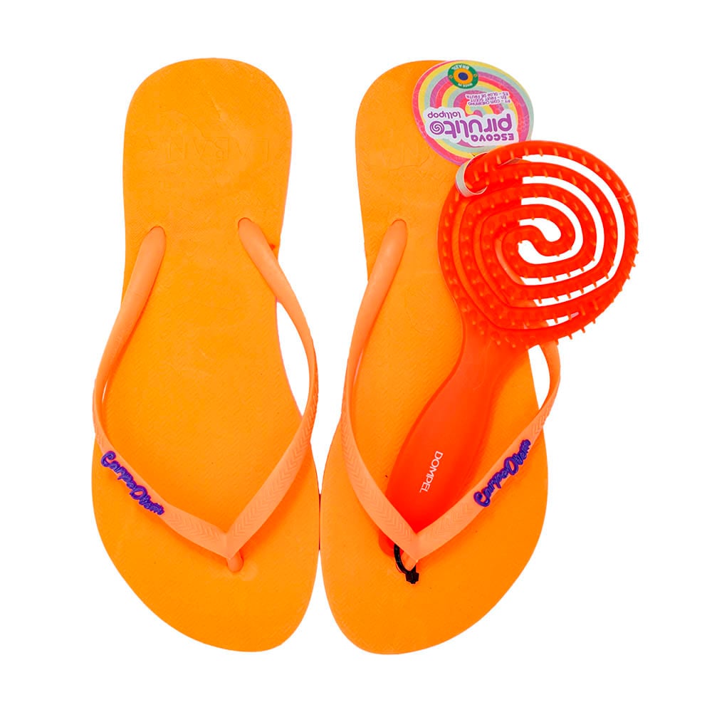 821849 SANDALIA ESC PIR LARANJA 11/12 - Imagen 1