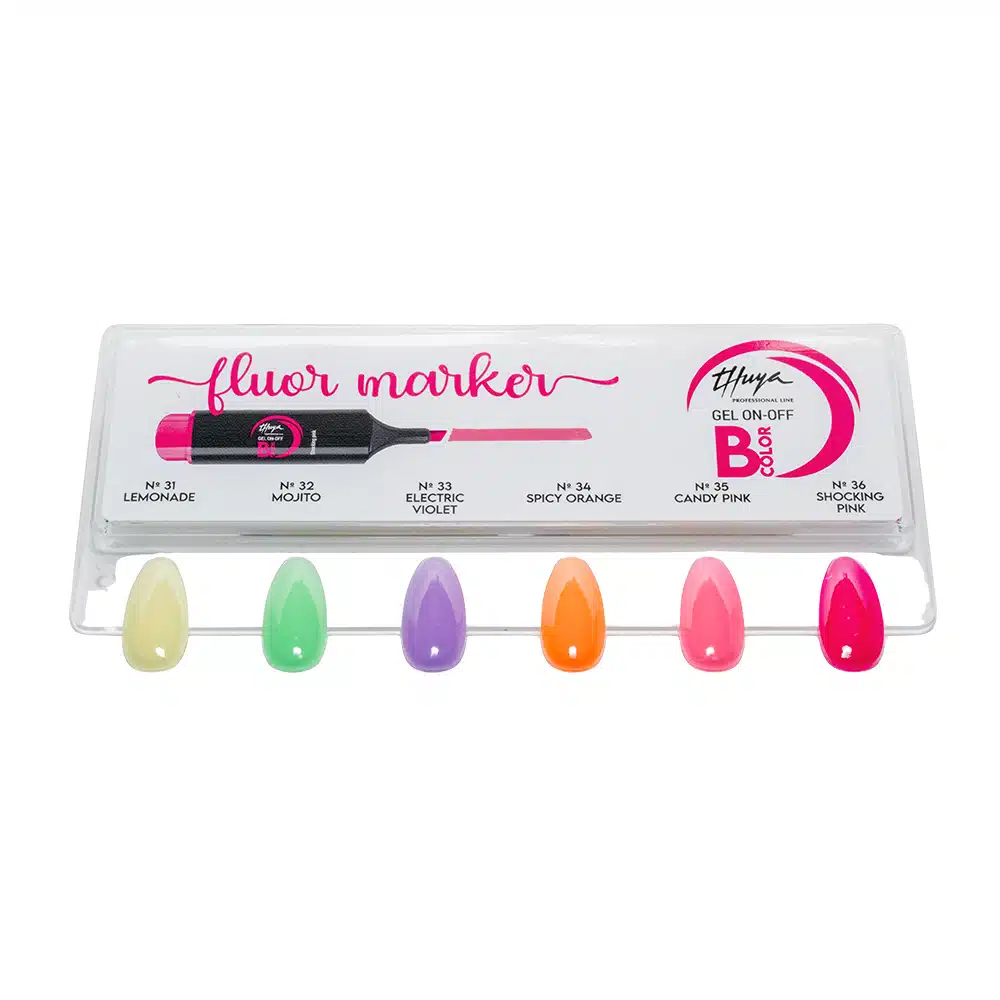230763 CARTA B-COLOR FLUOR MARKERS 6 UN - Imagen 1