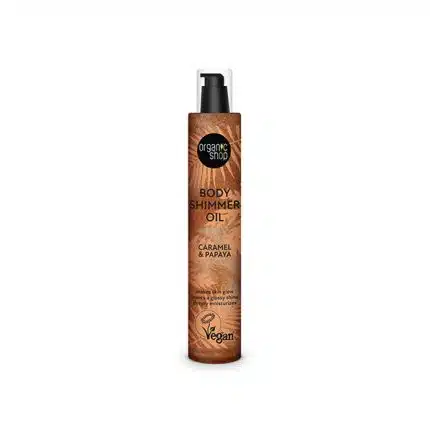 BODY SHIMMER OIL CARAMEL & PAPAYA