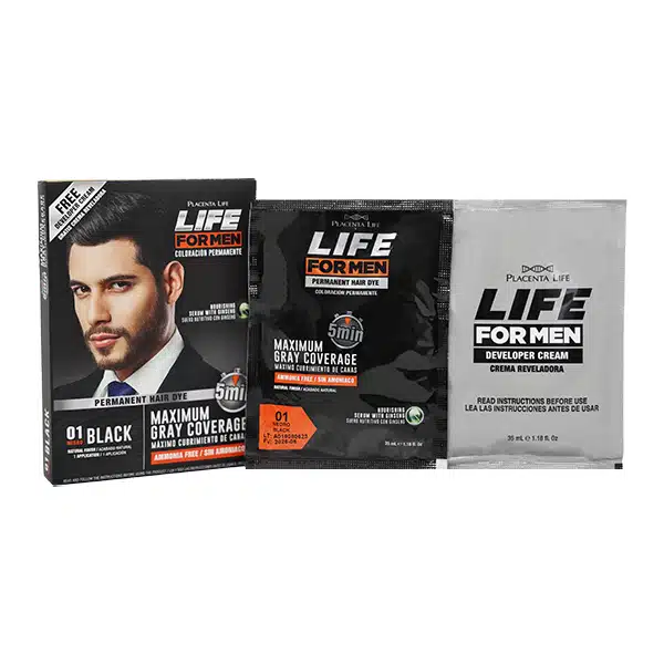 288288 TINTE CABELLO LIFE FOR MEN 01 BLACK - Imagen 1
