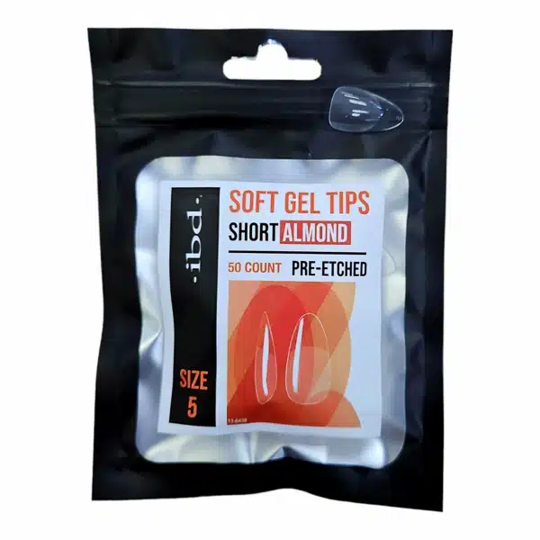 324532 SOFT GEL TIPS SHORT ALMOND 5 - Imagen 1