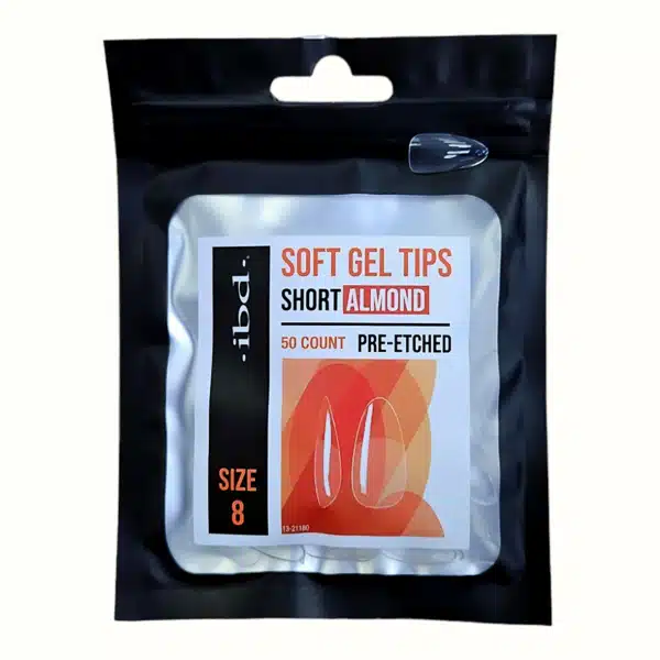 327456 SOFT GEL TIPS SHORT ALMOND 8 - Imagen 1