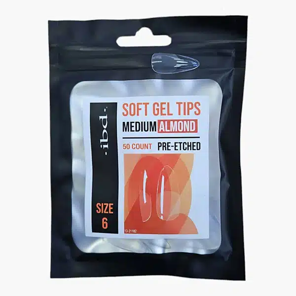 327458 SOFT GEL TIPS MEDIUM ALMOND 6 - Imagen 1