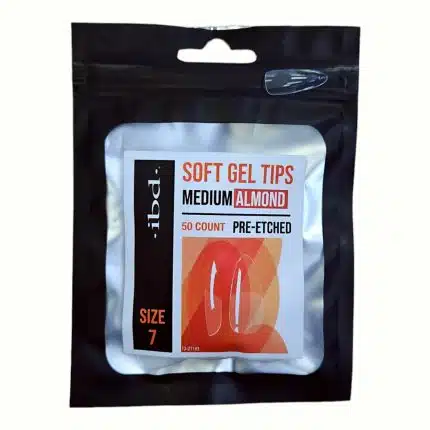 SOFT GEL TIPS MEDIUM ALMOND 7