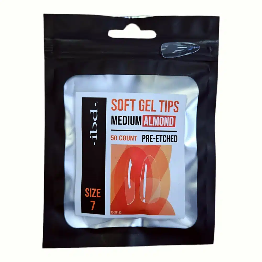 327459 SOFT GEL TIPS MEDIUM ALMOND 7 - Imagen 1