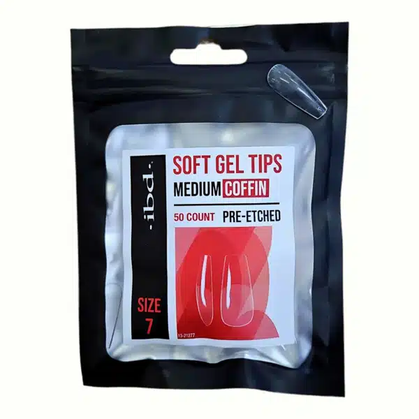 327471 SOFT GEL TIPS MEDIUM COFFIN 7 - Imagen 1