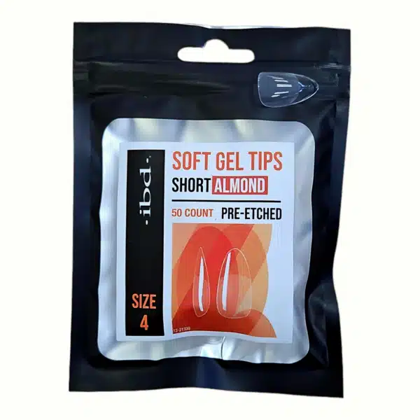 327514 SOFT GEL TIPS SHORT ALMOND 4 - Imagen 1