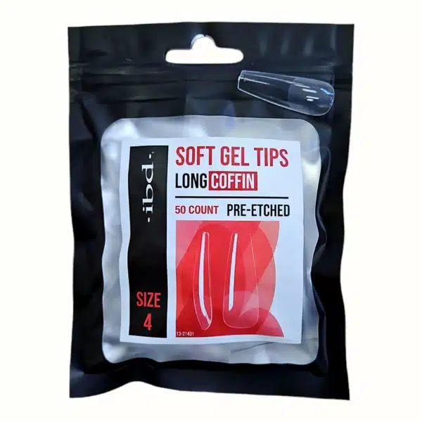 327519 SOFT GEL TIPS LONG COFFIN 4 - Imagen 1
