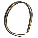 SET DIADEMA CONCHA Y NEGRA TRENDY