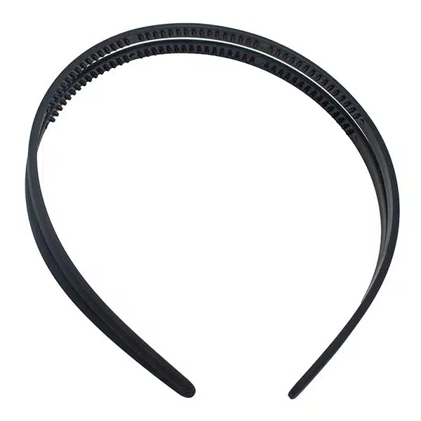 422518 DIADEMA DOBLE NEGRA TRENDY - Imagen 1