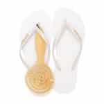 SANDALIA ESC PIR BRANCO 5/6