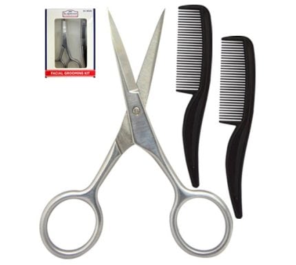 KIT TIJERA Y PEINE BIGOTE