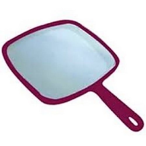 906106 ESPEJO GRANDE 32 CM VINO - Imagen 1