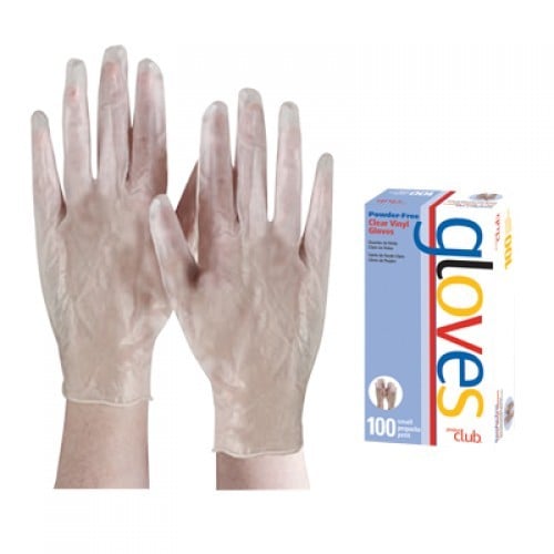 910014 GUANTE VINYL CLARO S/POLVO SMALL - Imagen 1