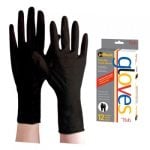 GUANTE LATEX REUSABLE NEGRO MEDIUM