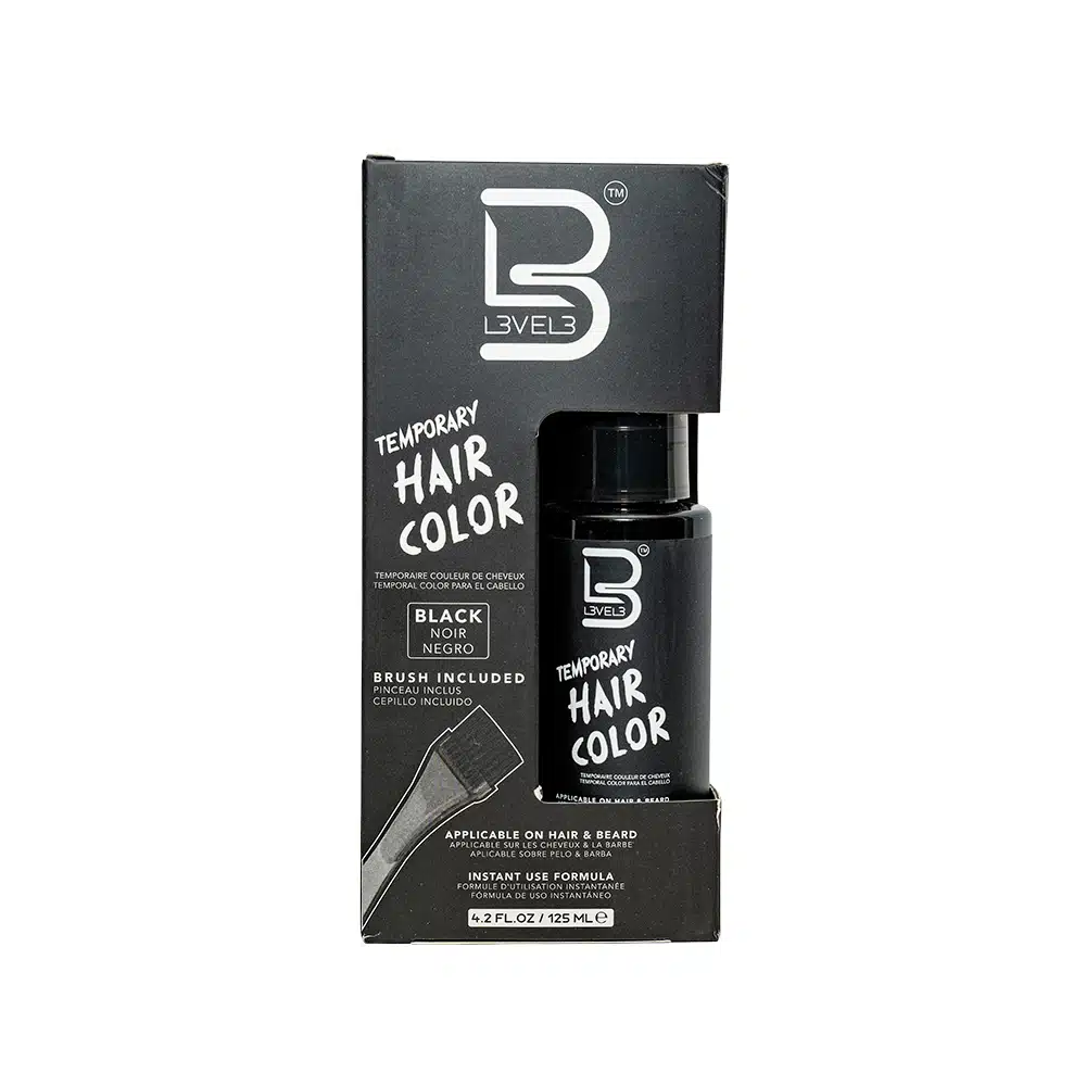 935109 TEMPORARY HAIR & BEARD BLACK - Imagen 1