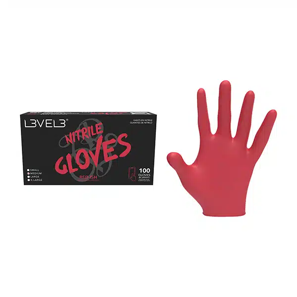 939523 GUANTE NITRILE MEDIUM ROJO - Imagen 1