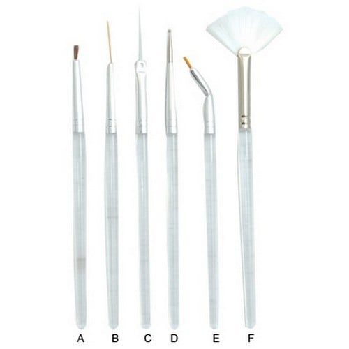 998005 SET PINCELES DECORACION UÑAS - Imagen 1