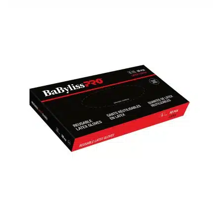 GUANTE LATEX REUTILIZABLES NEGRO L