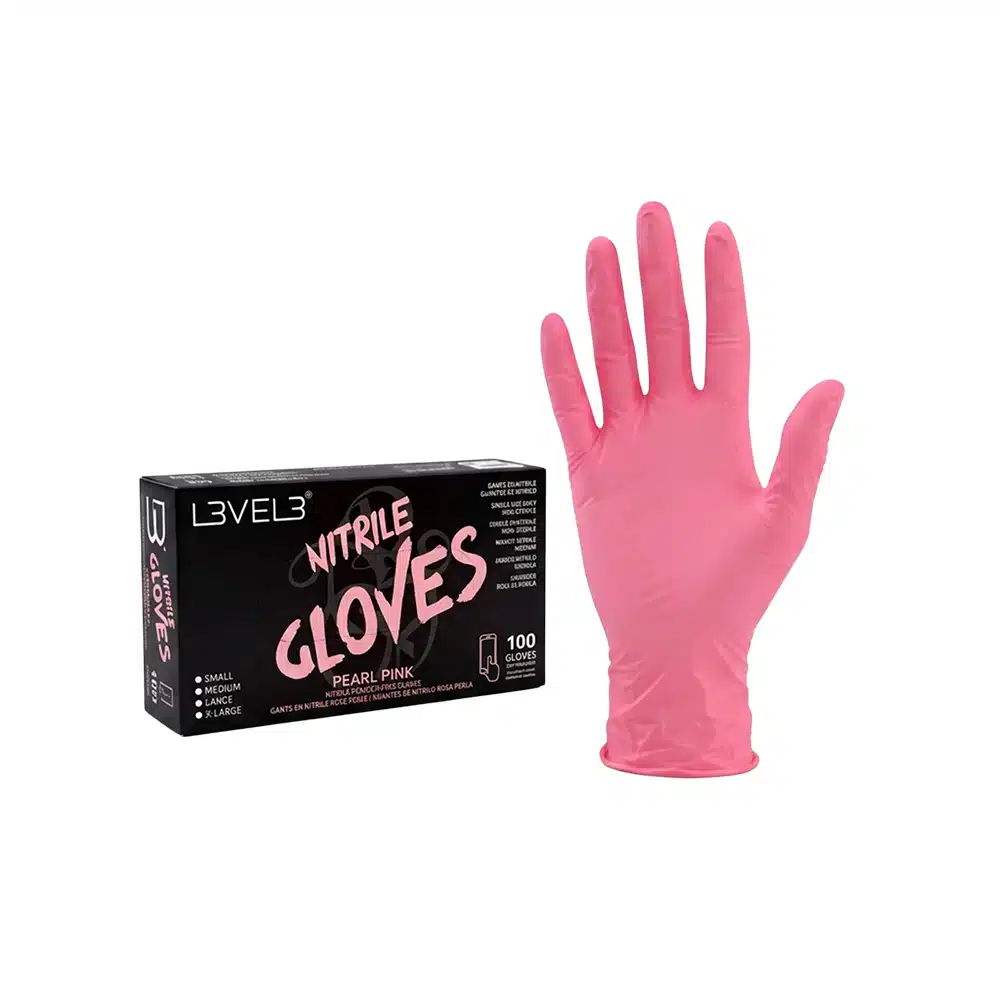 939528 GUANTE NITRILE PEARL-PINK LARGE - Imagen 1
